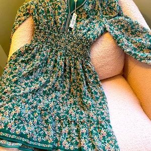 Feminine, floral, and COMFY!  Beautiful to dress up or down!